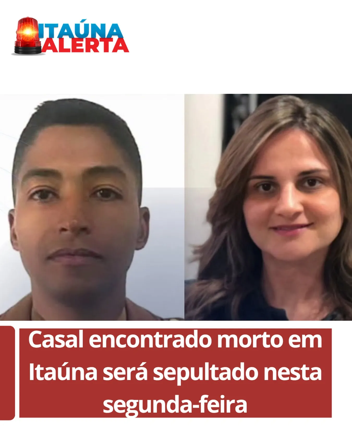 Casal encontrado morto é sepultado nesta segunda-feira