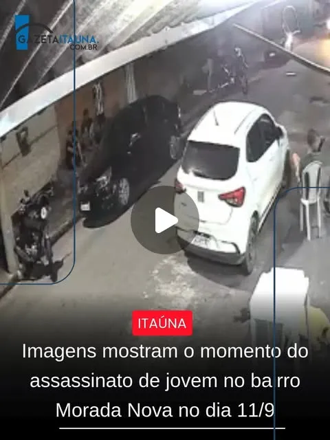 Homicídio registrado em vídeo no bairro Morada Nova