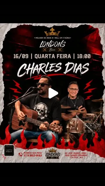 Rock com Charles Dias no London's Bar