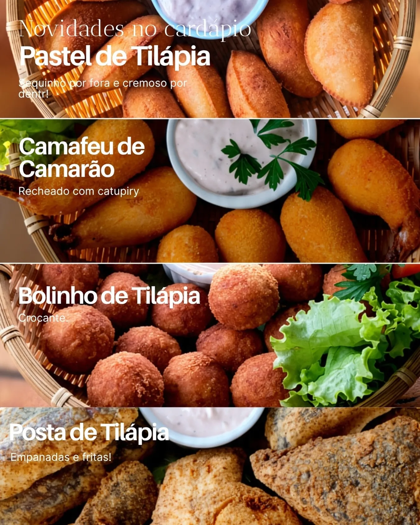 Novos sabores no cardápio do Varandas Bar