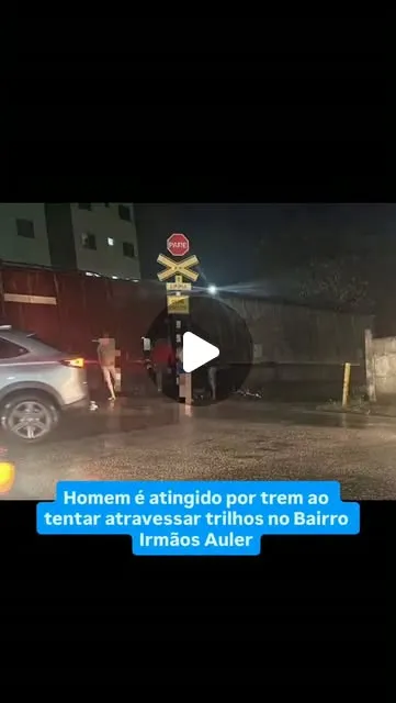 Homem é atingido por trem no Bairro Irmãos Auler