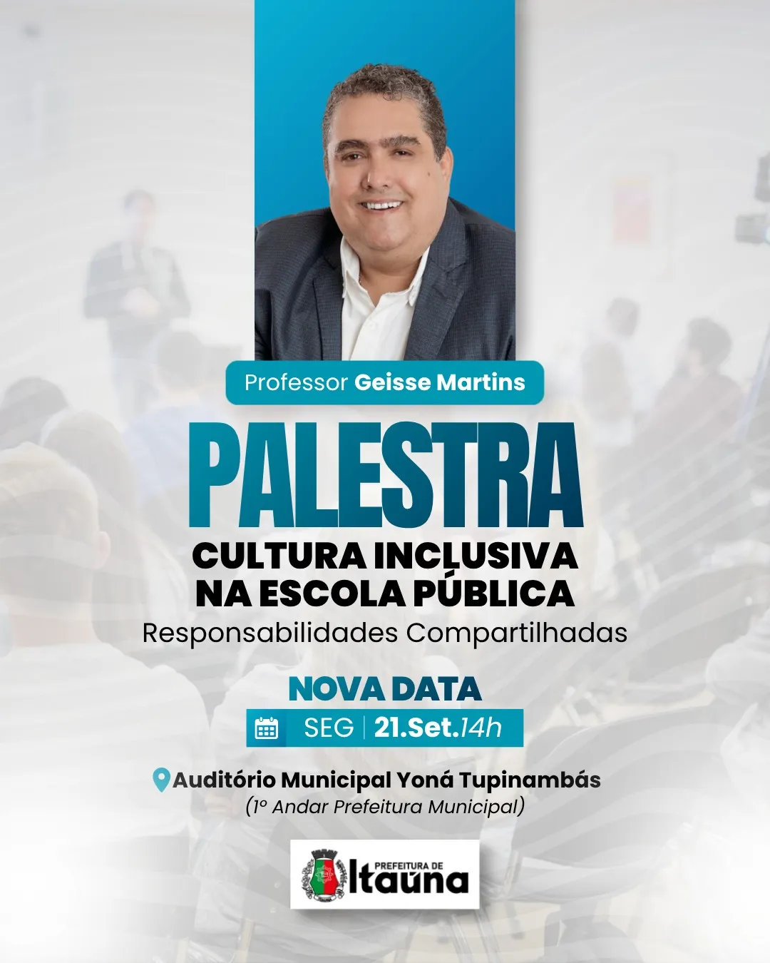 Palestra sobre educação inclusiva e Dia da Pessoa com Deficiência