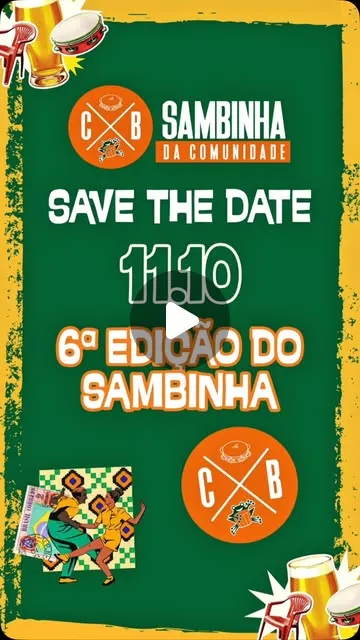 6ª edição do Sambinha da Comunidade no Fogo Parrilla