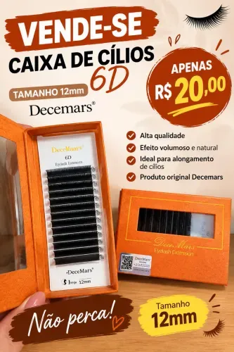 Vendo caixa de cílios