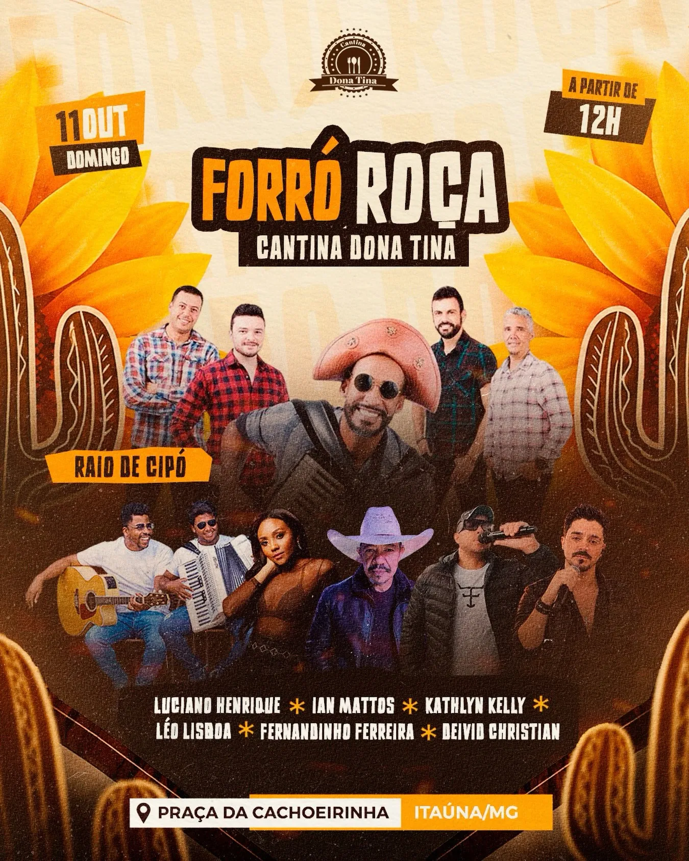 1º Forró Roça na Cantina Donatina, 11 de outubro