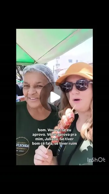 Feira de Agricultura Familiar: churrasquinho e feijão tropeiro