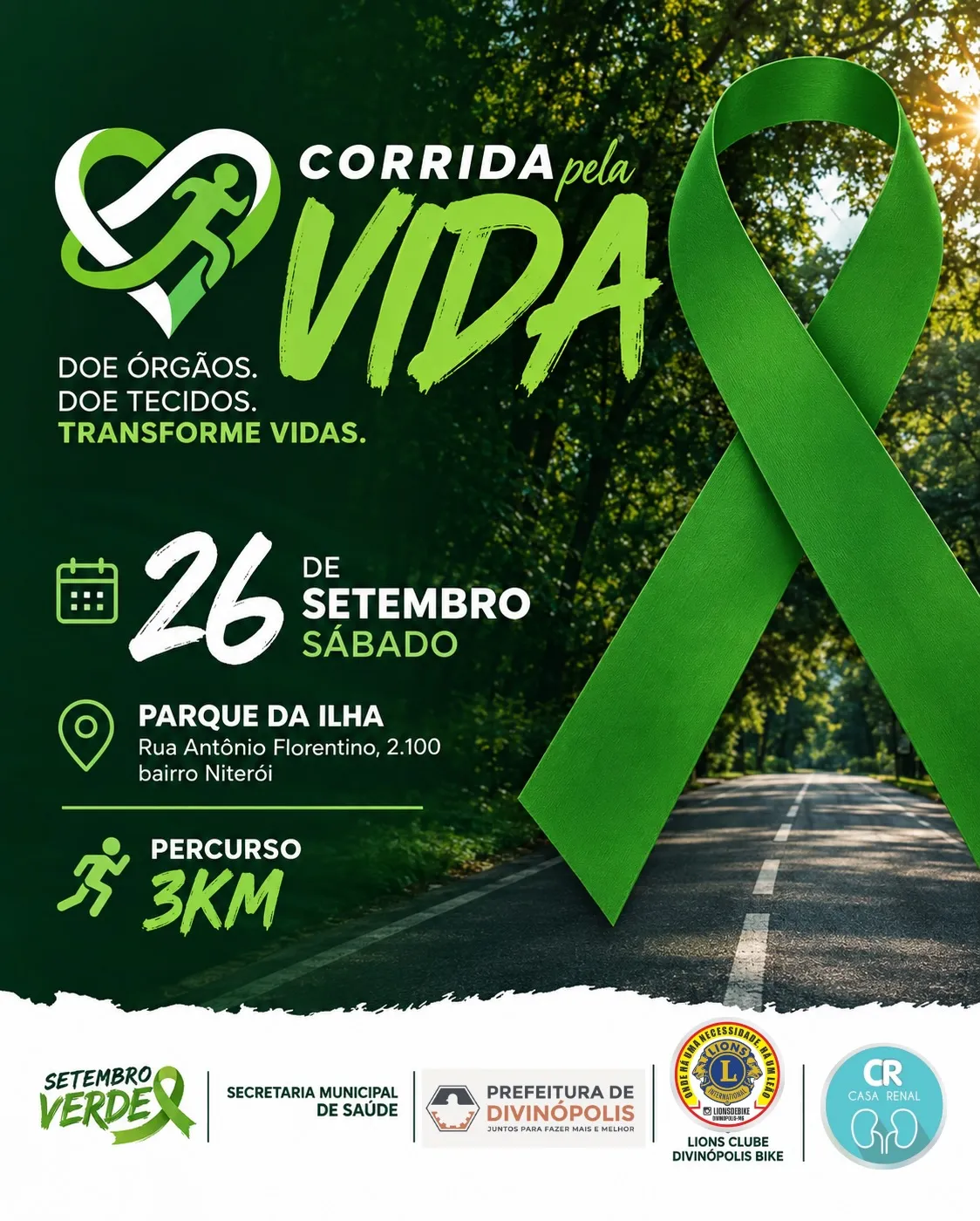 Corrida Setembro Verde pela Doação de Órgãos