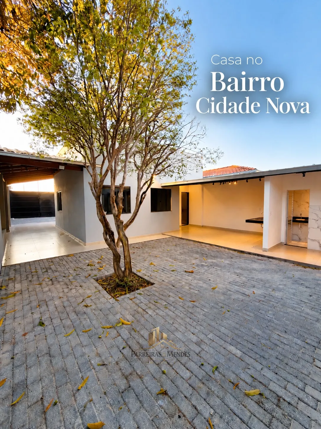 Casa 3 quartos no Cidade Nova com espaço gourmet