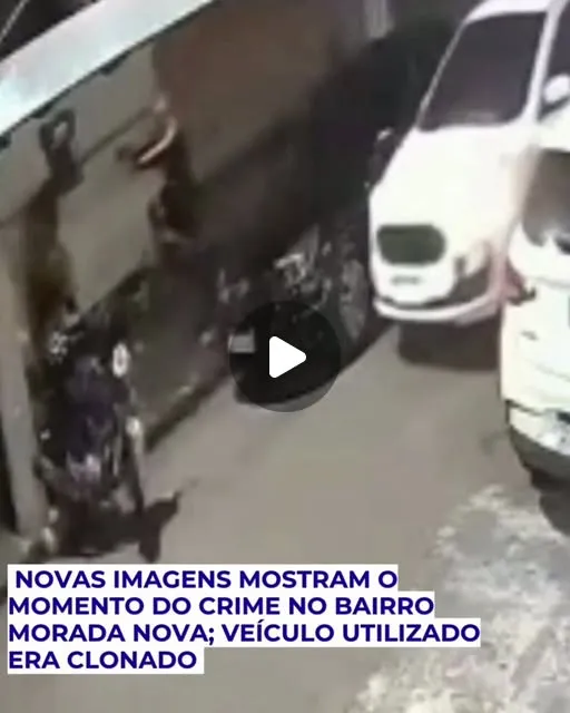 Imagens mostram momento de homicídio no bairro Morada Nova