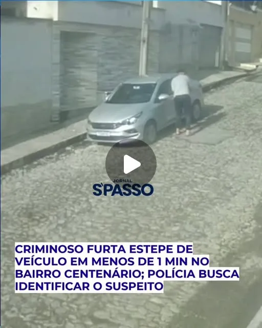 Furto de estepe no bairro Centenário: PM busca suspeito
