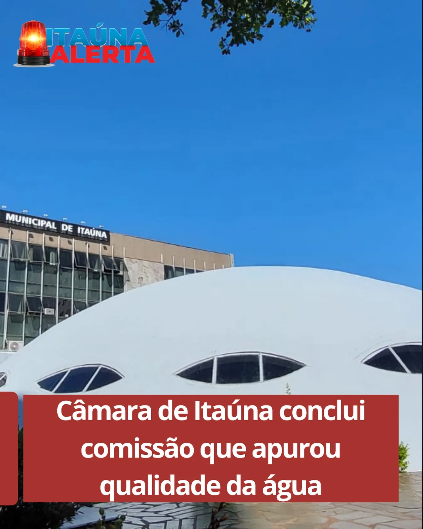 Câmara conclui relatório sobre qualidade da água em Itaúna