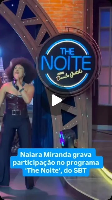 Naiara Miranda grava participação no The Noite com Danilo Gentili
