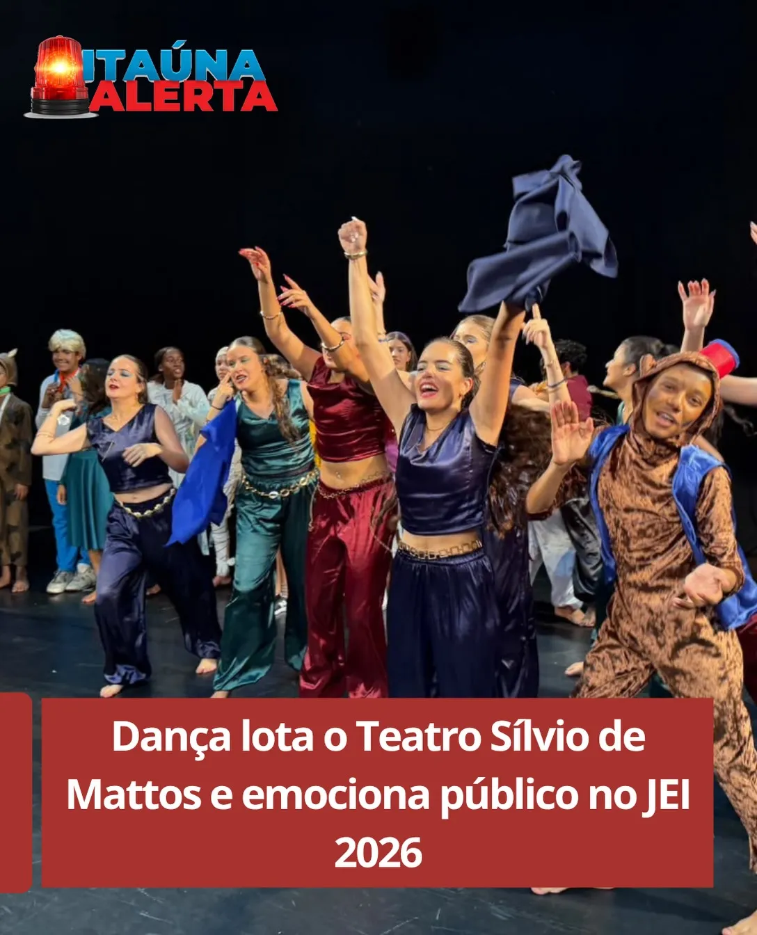 Teatro Sílvio de Mattos lota para final de dança do JEI 2026