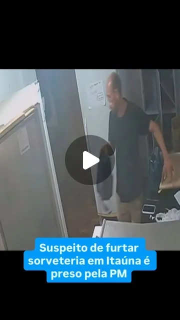 Polícia prende suspeito de furto em sorveteria no Centro