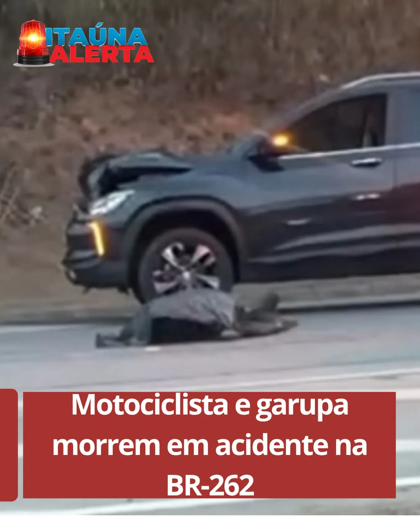 Acidente mata duas pessoas na BR-262 em Pará de Minas