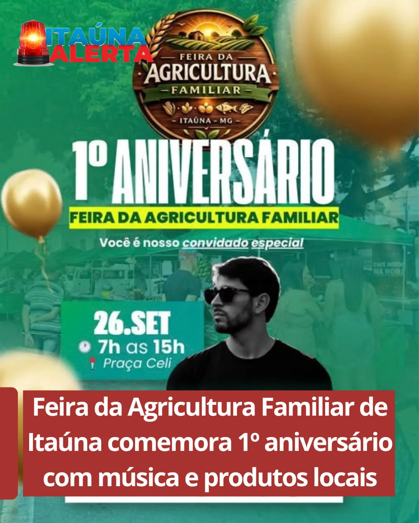 Feira da Agricultura Familiar celebra 1 ano na Praça Celi