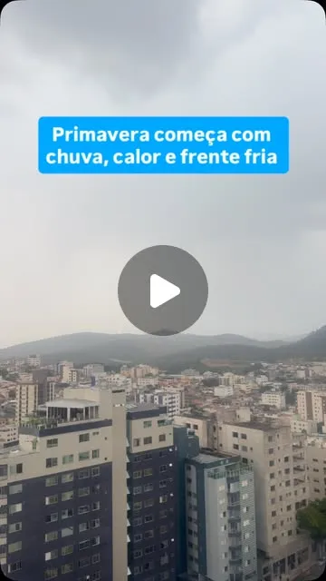 Primavera chega com chuva forte, frente fria e alerta de tempestade