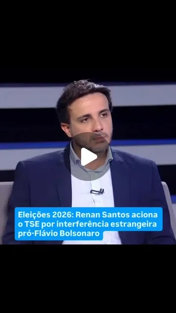 Renan Santos alerta sobre interferência dos EUA nas eleições