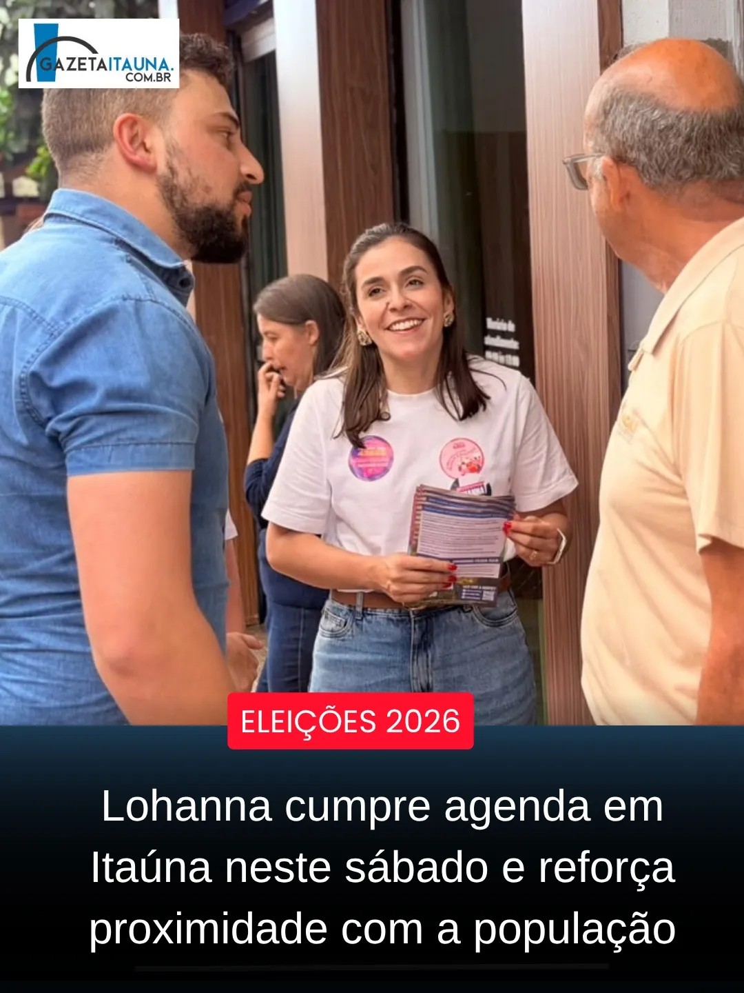 Deputada Lohanna cumpre agenda de campanha neste sábado