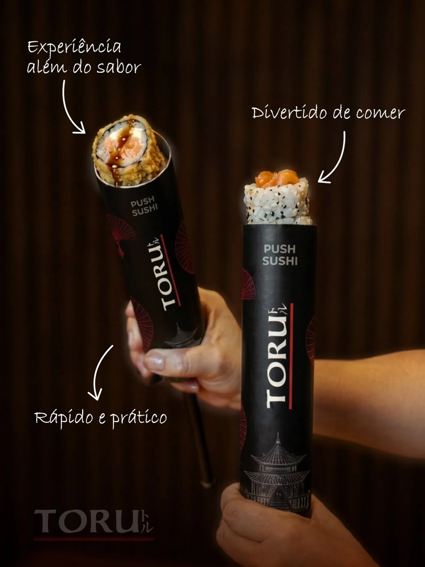 Push Sushi chega ao Toru Culinária Oriental