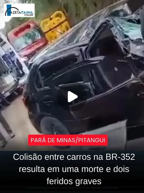 Colisão na BR-352 entre Pará de Minas e Pitangui deixa uma morta