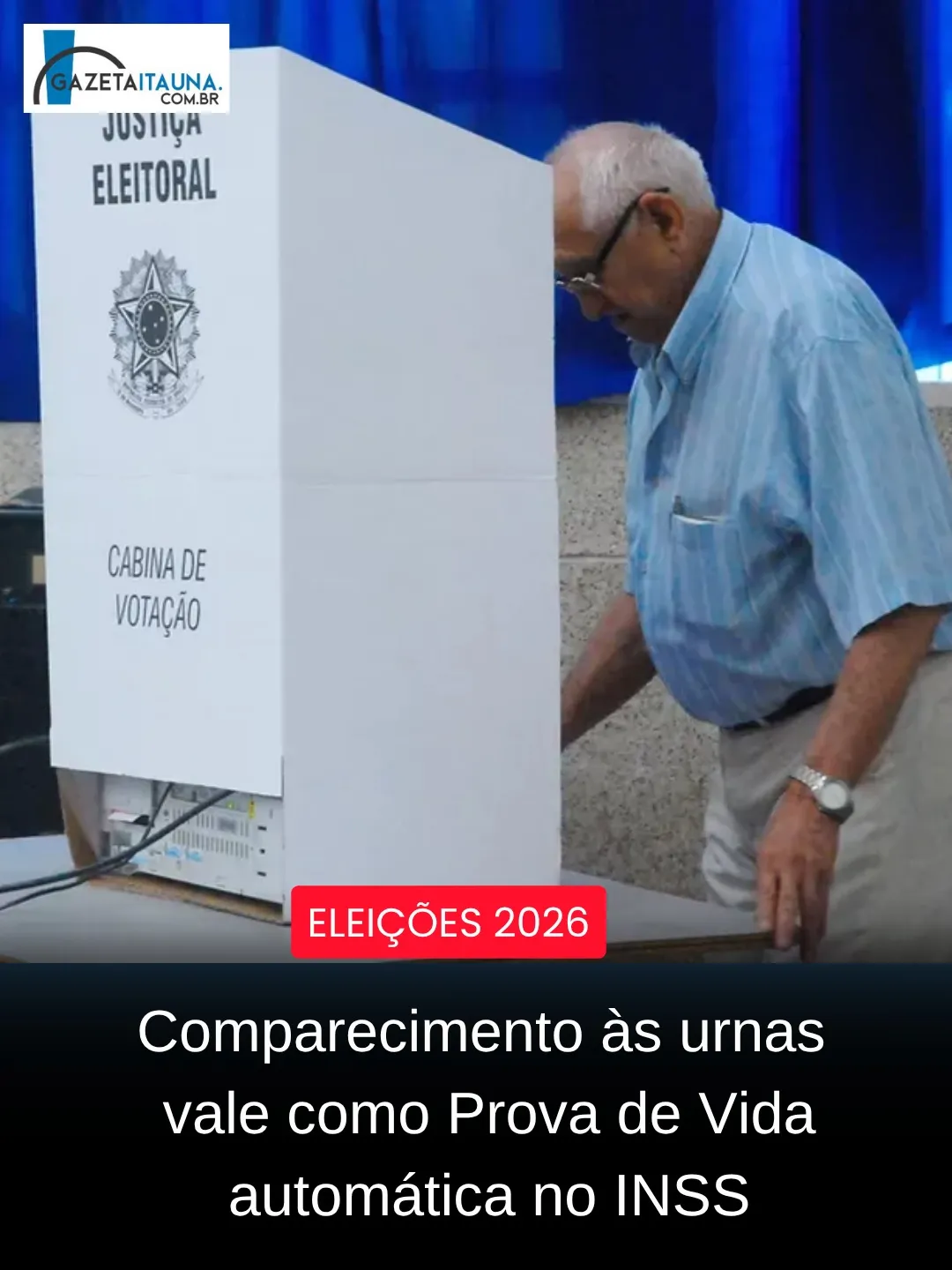 Voto nas eleições vale como Prova de Vida no INSS