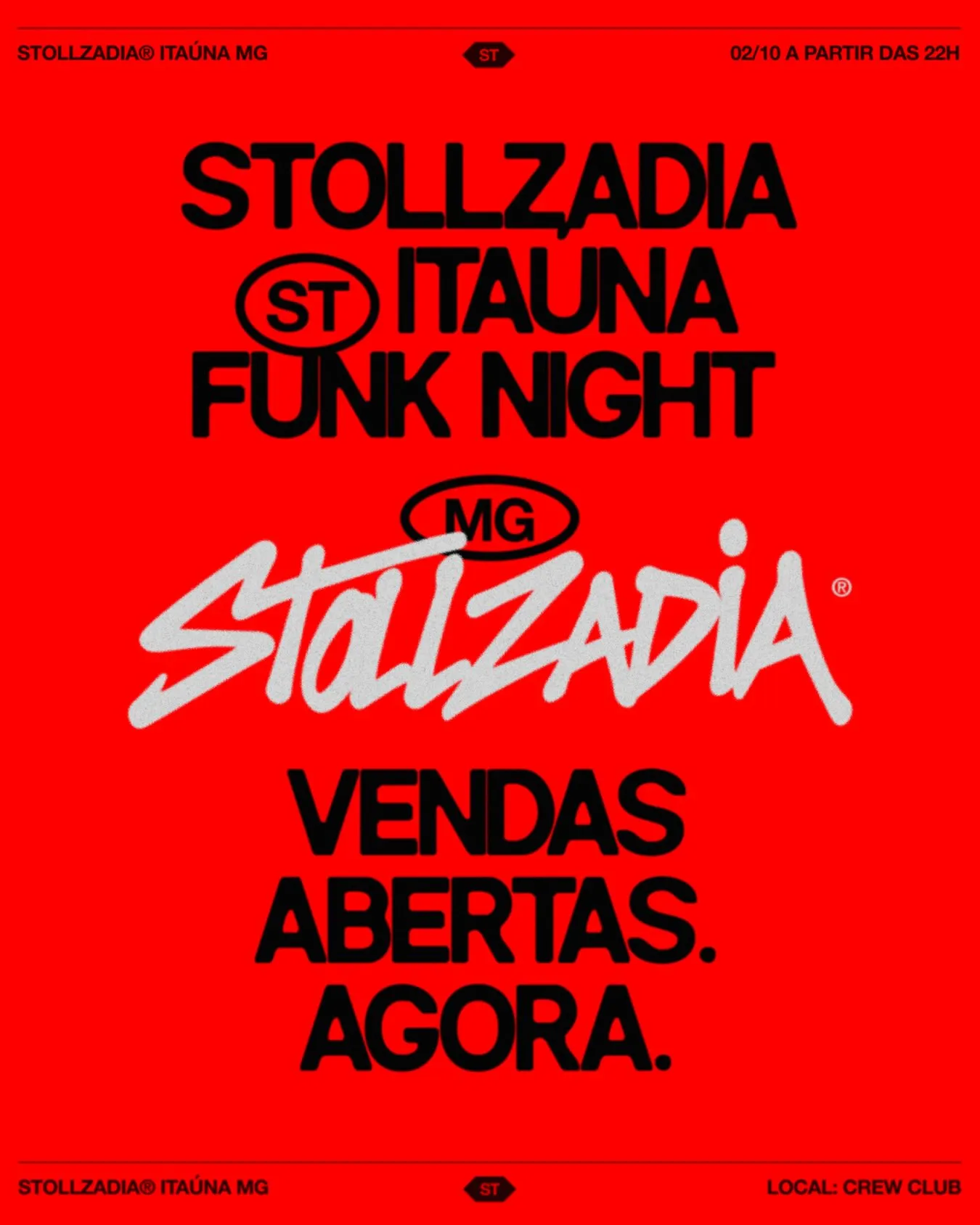 Baile Funk Stollzadia no Crew Club com DJ Stoll e convidados