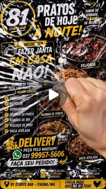 81 Storys Bar: comida caseira, chopp gelado e delivery hoje à noite
