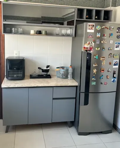 Armário cozinha com granito beje Bahia
