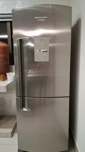 Geladeira Inverter 422L Inox