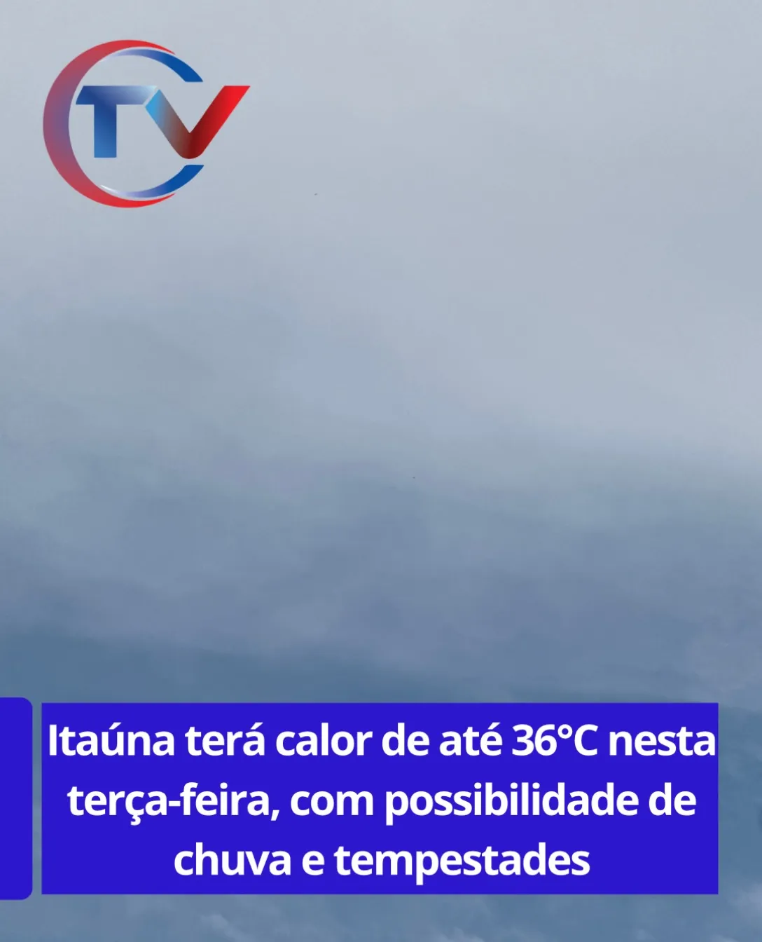 Calor intenso e alerta amarelo de tempestade nesta quarta
