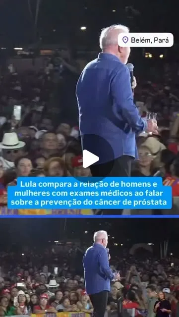 Checagem: fala de Lula sobre exame de próstata foi distorcida