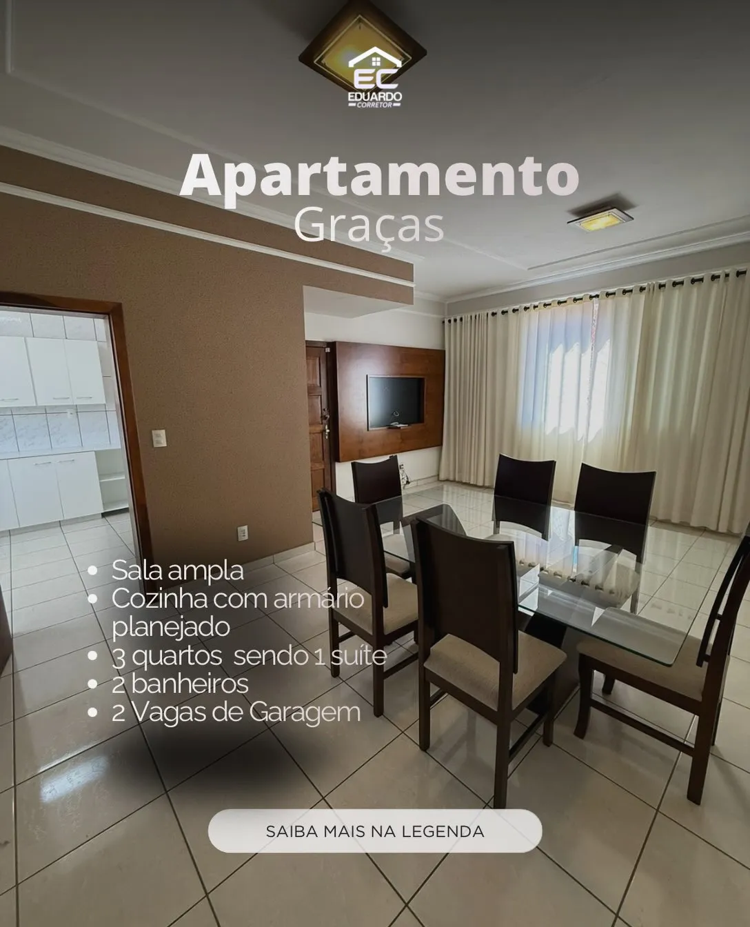 Apartamento 3 quartos à venda no Graças