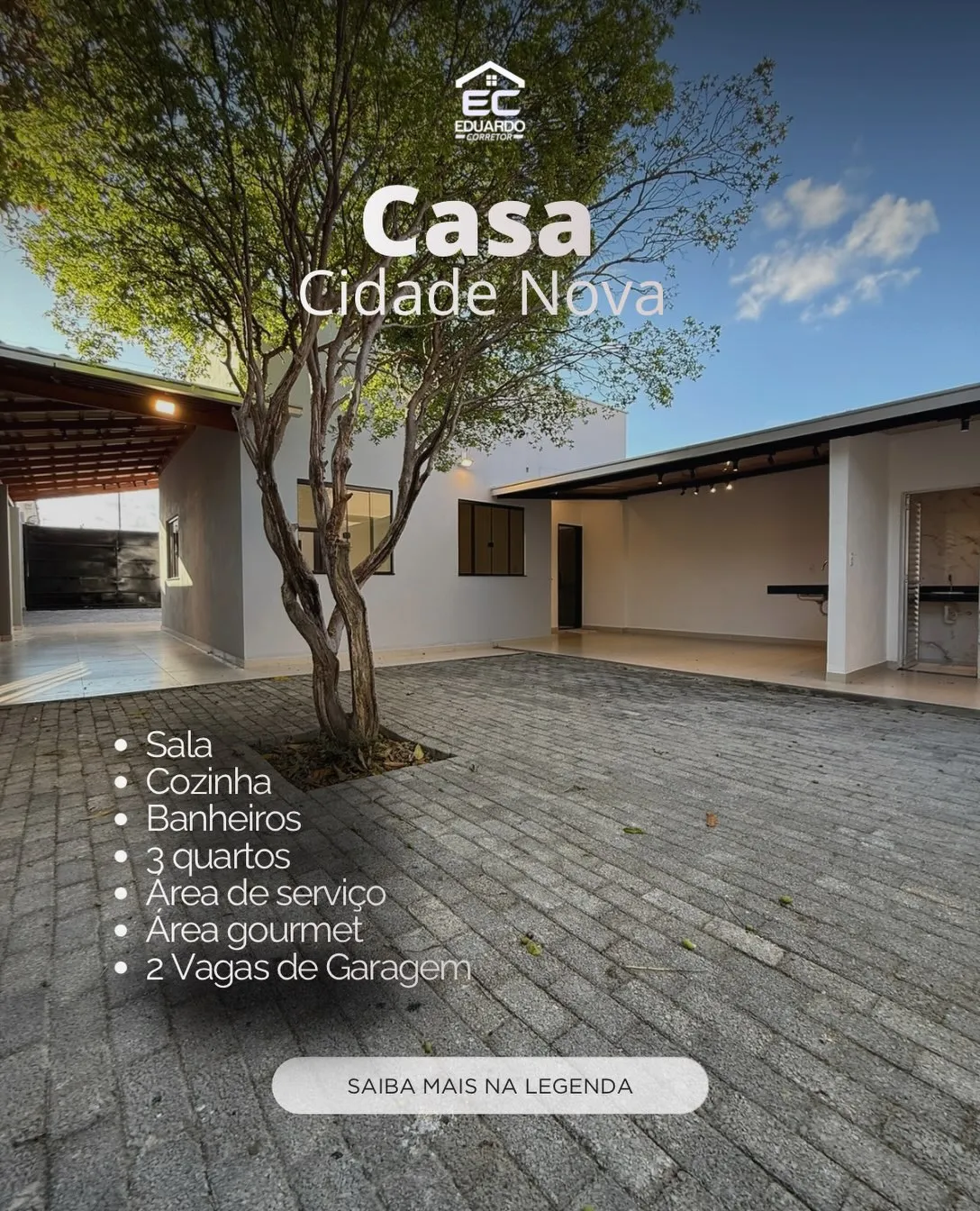Casa 3 quartos à venda no Cidade Nova