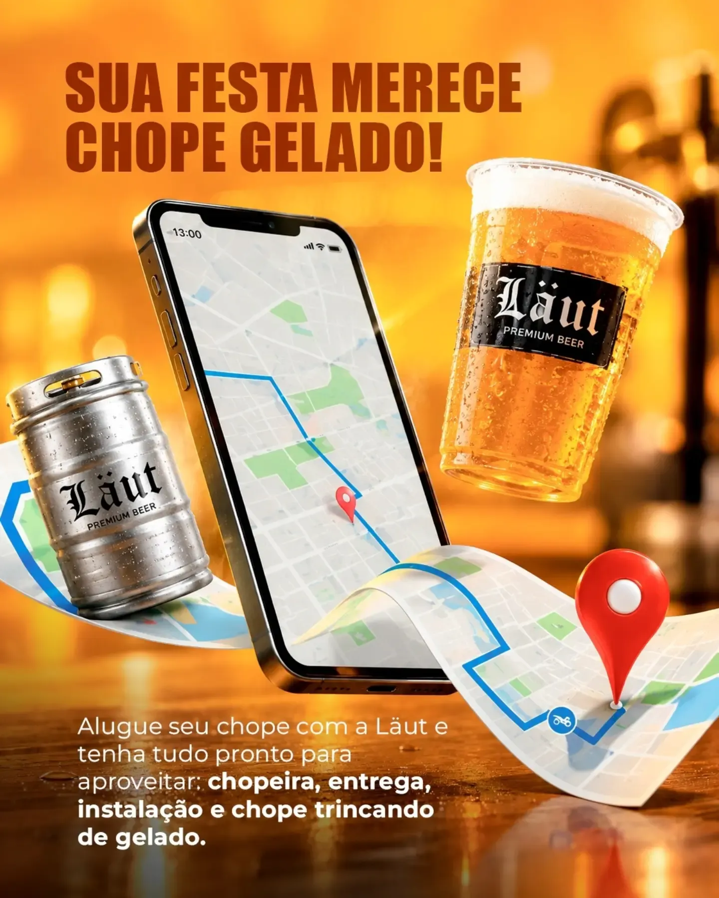 Aluguel de chopeira e chope gelado para festas