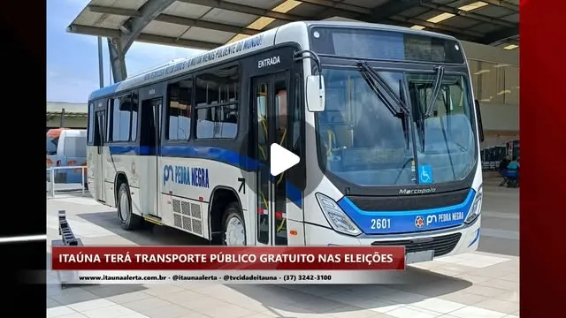Transporte público com tarifa zero nas eleições
