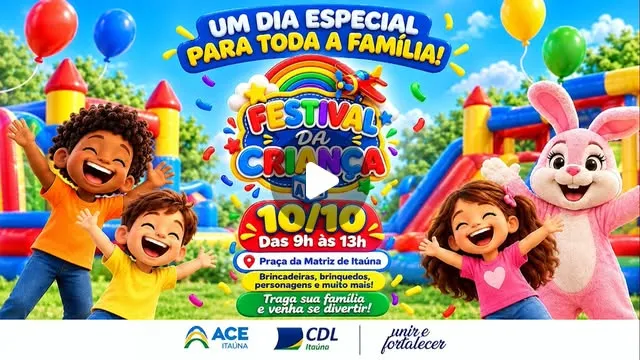 Programação especial Dia das Crianças na Praça da Matriz