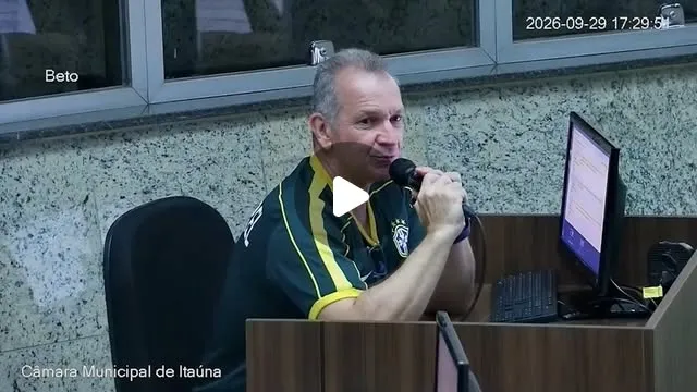 Reunião da Câmara Municipal de Itaúna