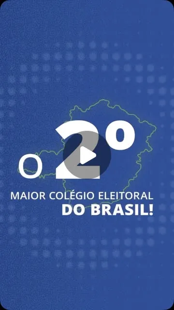 Eleições 2026: Minas Gerais é o 2º maior colégio eleitoral do Brasil