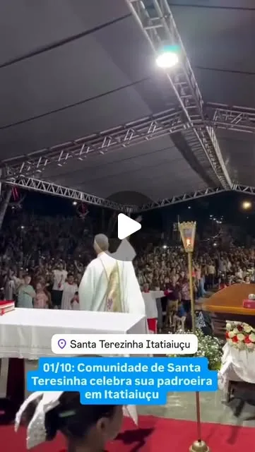 Festa de Santa Teresinha em Itatiaiuçu tem missa campal
