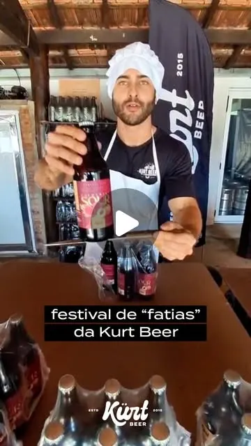 Novas garrafas na Cervejaria Kurt Beer
