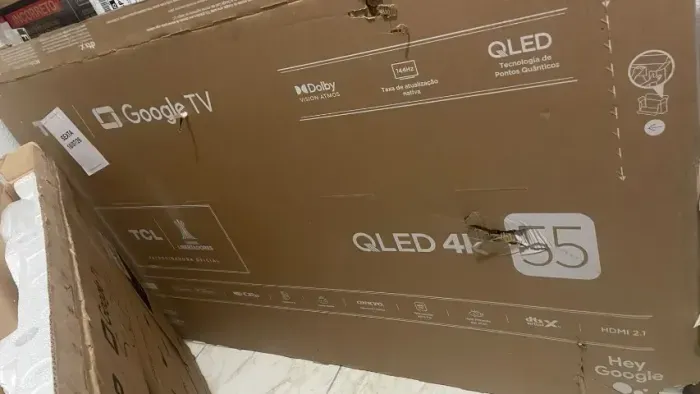 televisores com display quebrados