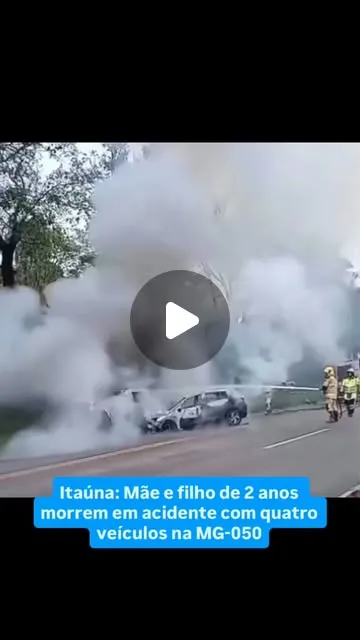 Acidente na MG-050 em Itaúna deixa dois mortos