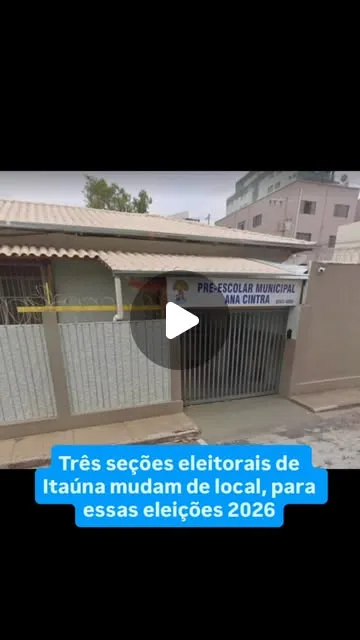Mudança de locais de votação em Itaúna: seções eleitorais
