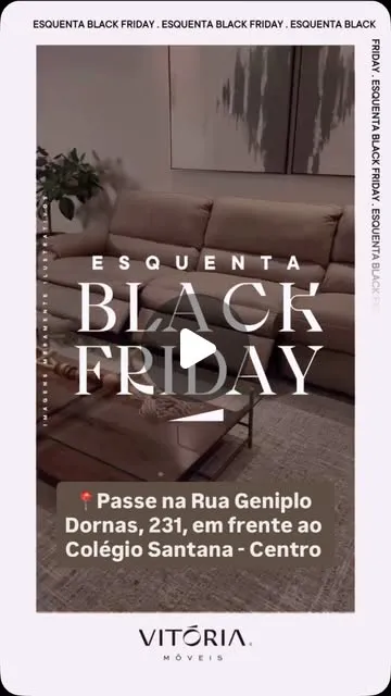Black Friday na Vitória Móveis com até 80% de desconto