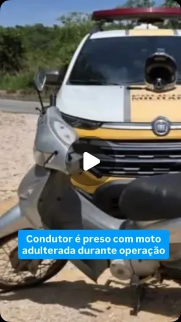 Homem de 42 anos preso com Honda Biz clonada em Carmo do Cajuru