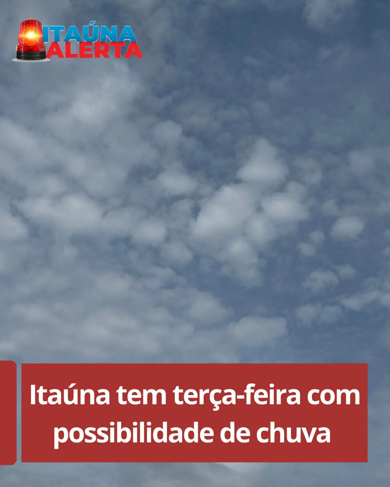 Previsão do tempo em Itaúna: chuva na terça e melhora na quarta