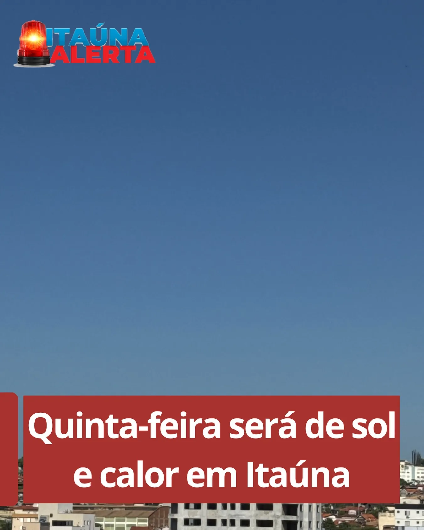 Previsão do tempo em Itaúna: quinta de sol e calor, máxima de 32°C