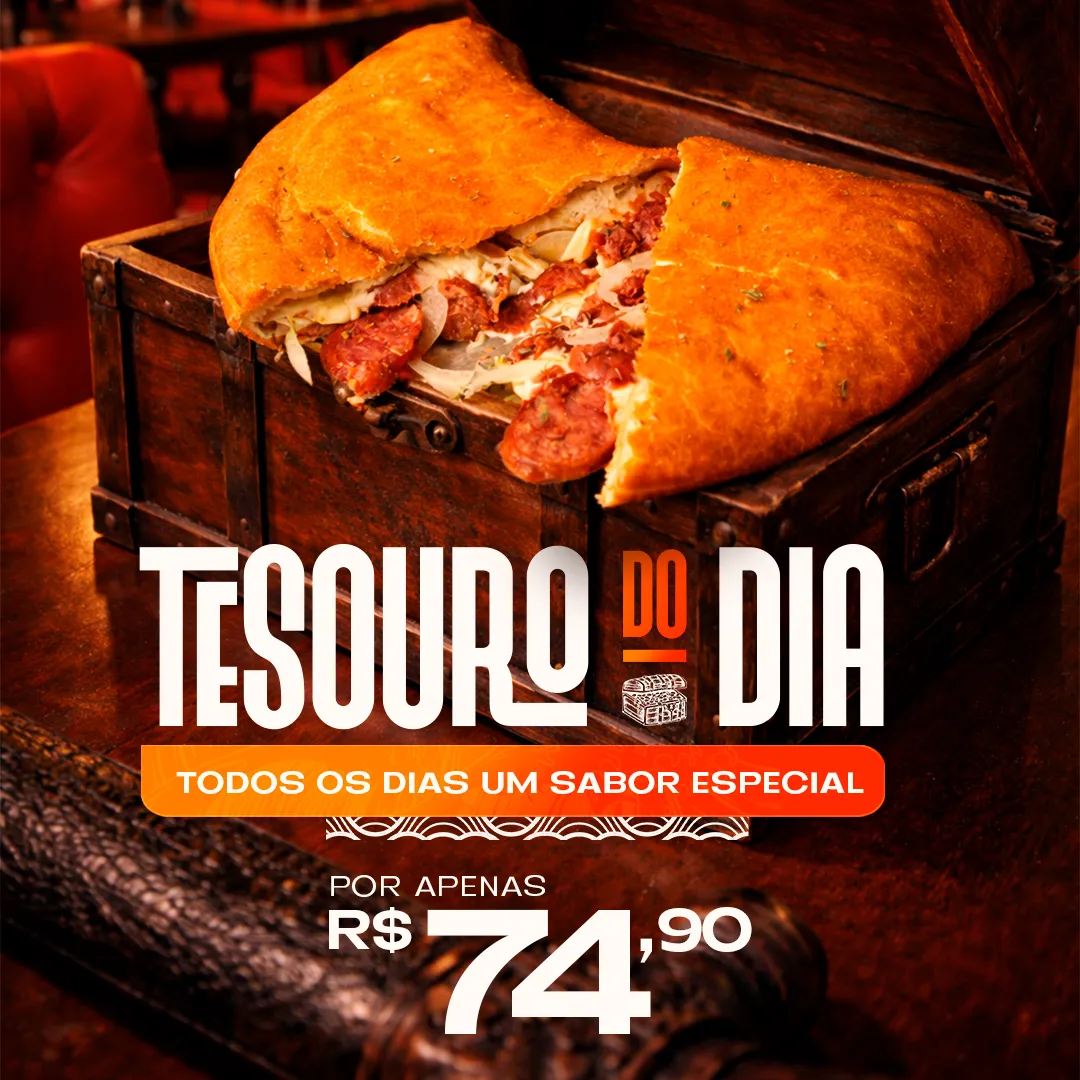 Piratas Pizza Frita - Grande por R$74,90