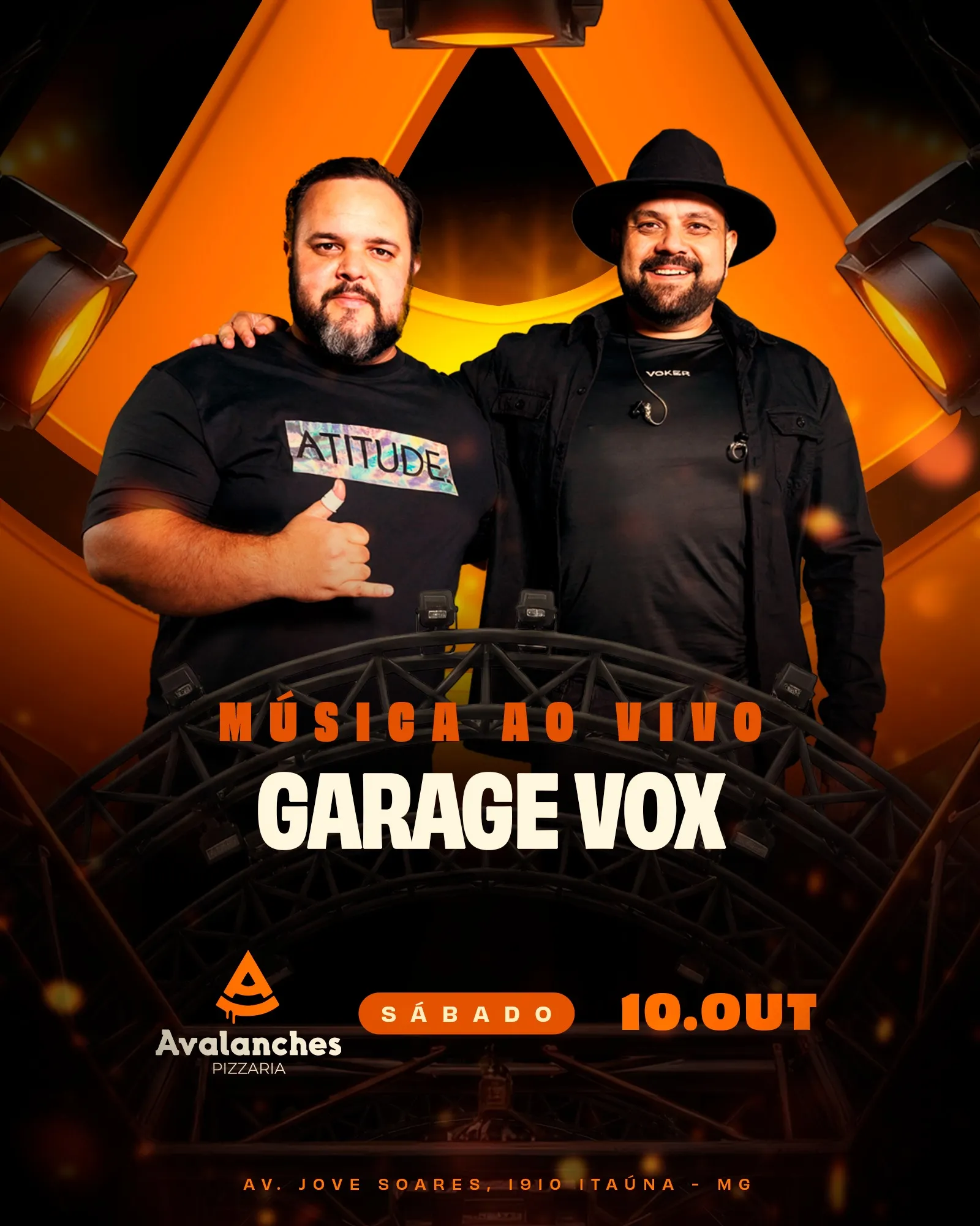 Show Garage Vox na Avalanches – sábado